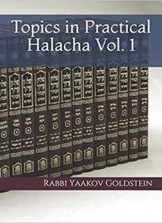 Topics in Practical Halacha Vol. 1